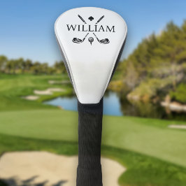 Monograma Nome Golf Clubs Ace | Escolha sua cor