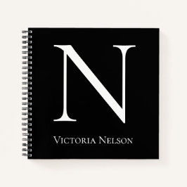 Monograma Nome Inicial Personalizado Moderno
