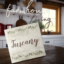 Monograma Olive Garland Rustic Brown Toscana