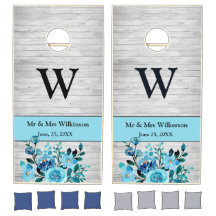 Monograma Personalizado Aqua Turquoise Aqua