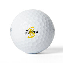 Monograma Personalizado - Bolas Brancas de Golf