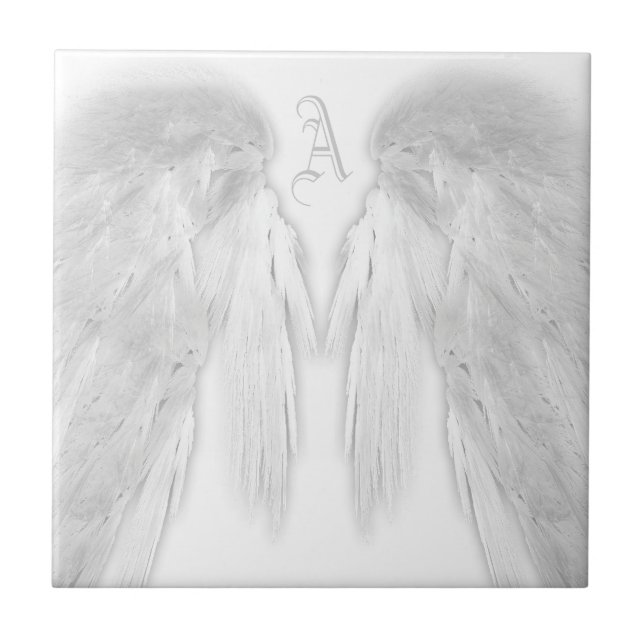 Monograma Personalizado Branco do ANGEL WINGS (Frente)