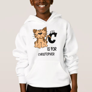 Monograma personalizado C é para gatos gatinhos ga