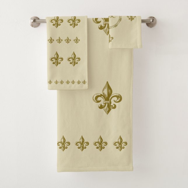 Monograma Personalizado Conjunto de Toalhas Fleur  (Insitu)