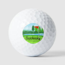 Monograma Personalizado Cursos de Golfe Bolas de G