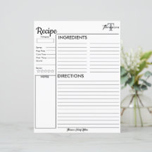 Monograma personalizado da cozinha de... Receita