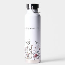 Monograma personalizado de Design de flor selvagem