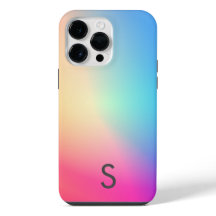 Monograma Personalizado de Gradiente Colorido boni