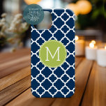 Monograma Personalizado de Padrão Geométrico do li<br><div class="desc">Um design de quatrefoil gráfico ousado em cores frescas e alegres. Se precisar ajustar os monogramas,  clique no botão personalizar e faça alterações.</div>