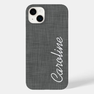 Monograma Personalizado de Textura em Line de Faux