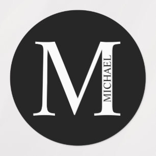 Monograma Personalizado e Etiquetas de Nome