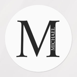 Monograma Personalizado e Etiquetas de Nome