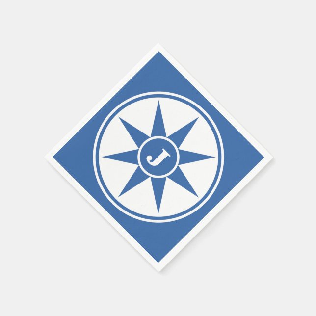 Monograma personalizado e guardanapos de papel a c (Canto)