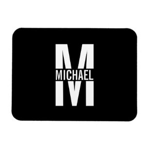 Monograma personalizado e ímã de nome