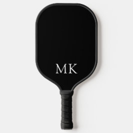 Monograma Personalizado Iniciais Preto Moderno
