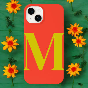 Monograma Personalizado Inicial do Limão de Coral