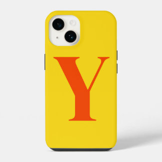 Monograma Personalizado Laranja Amarelo Inicial