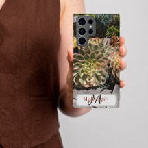 Monograma Personalizado Oceanside de Jardim Sucule