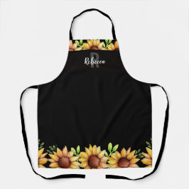 Monograma Personalizado Russo de Girassol