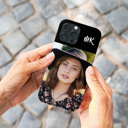 Monograma Personalizado Sua Foto Bonito Senhora