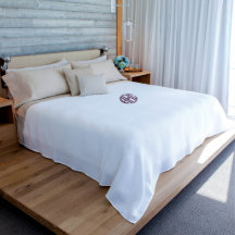 Monograma Personalizado Twin Waffle Blanket