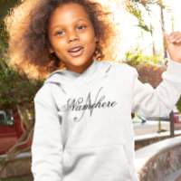 Monograma Personalizado Único de Nomes Preto e Bra