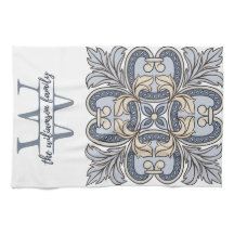 Monograma Personalizado W Kitchen Toalha