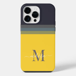 Monograma Personalizável com Bloco de Cor de Faixa