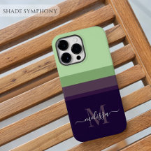 Monograma Personalizável com Bloco de Cor de Faixa