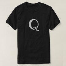 Monograma Q Camisa Negra Masculina