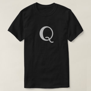 Monograma Q Camisa Negra Masculina