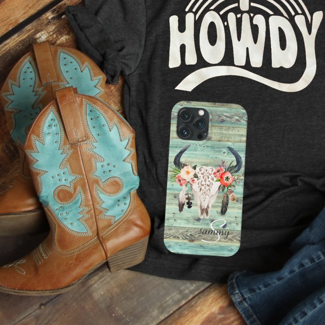 Monograma Russo de Vaca de Turquesa Ocidental (Criador carregado)