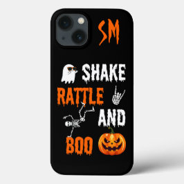 Monograma Shake,Rattle,Boo Diversão Esqueleto Hall