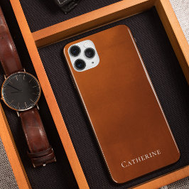 Monograma Simples Boêmiano de Laranja Queimado Rus