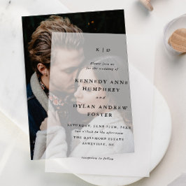 Monograma Simples de Casamento de Tipografia