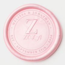 Monograma Simples Nome Personalizado Moderno Data