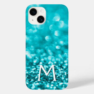 Monograma Turquoise Glitter