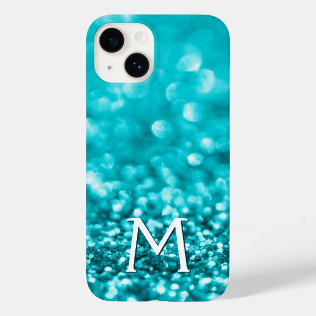 Monograma Turquoise Glitter (Verso)