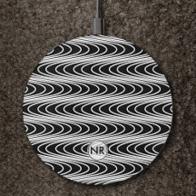 Monograma Único legal Preto Preto e Preto