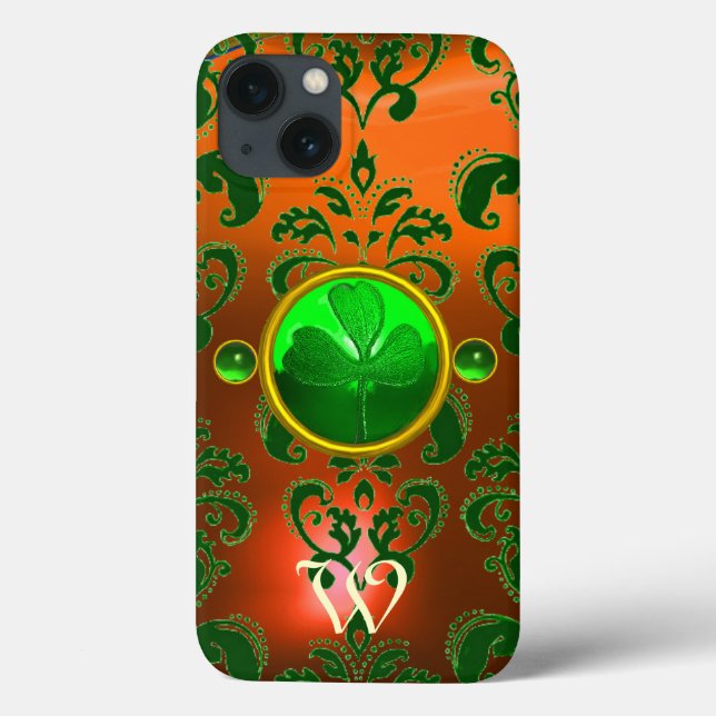 MONOGRAMA VERDE DE DAMASK GREEN DA rua PATRICK (Verso)