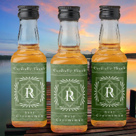 Monograma Verde de na moda Frame