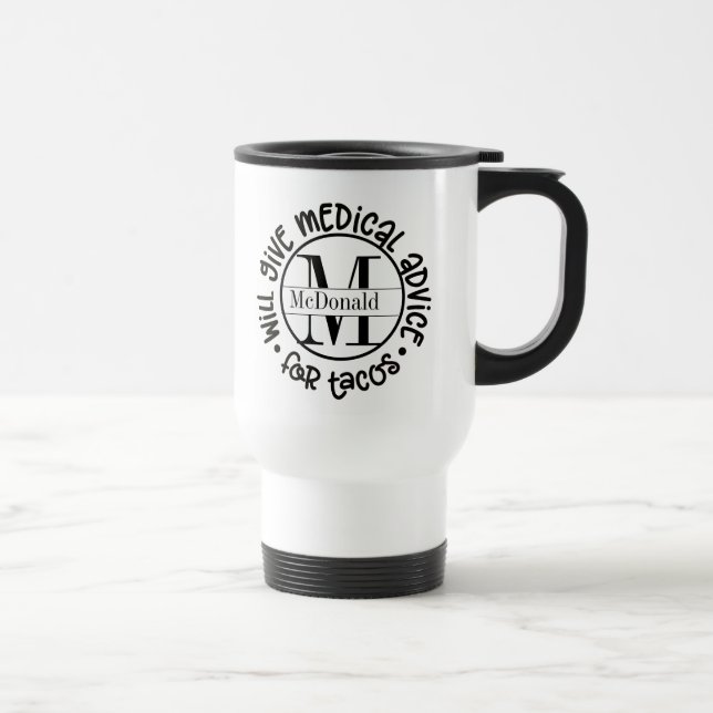 Monograma Viagem Caneca de viagem (Direita)