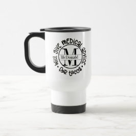 Monograma Viagem Caneca de viagem
