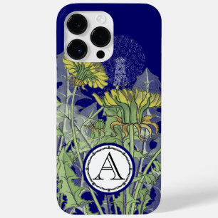 Monograma Vintage Modern Dandilion Flower iphone