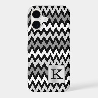 Monograma Zig Zag Chevron com opção de cor