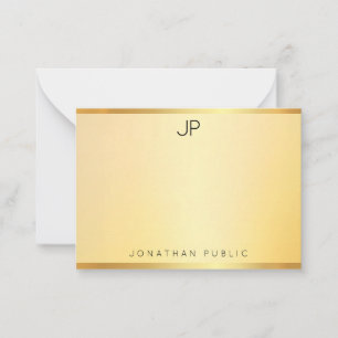 Monogramas, aparência Dourada, Modelo moderna e mi