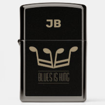 Monogramas, Blues é rei, Zippo Lighter