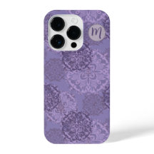 Monogramas Boho Purple Mandalas