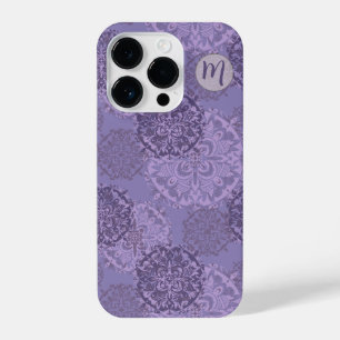 Monogramas Boho Purple Mandalas