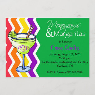 Monogramas e Convite Margaritas